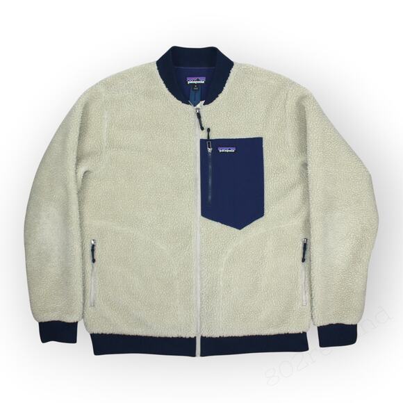 XL Patagonia M's Retro-X Bomber Jacket Fleece 22830FA19 PLCN Pelican - Picture 11 of 12